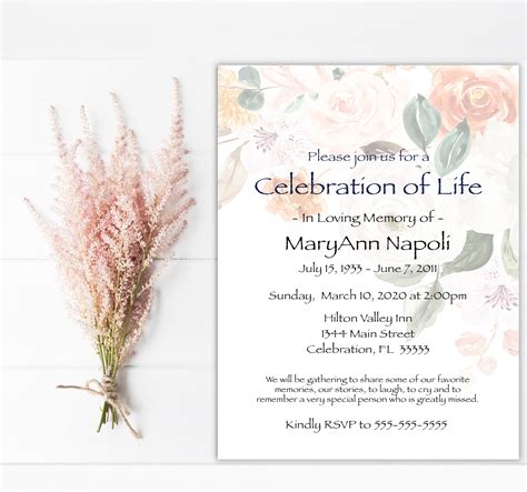 celebration of life invitation|celebration of life invitations shutterfly.